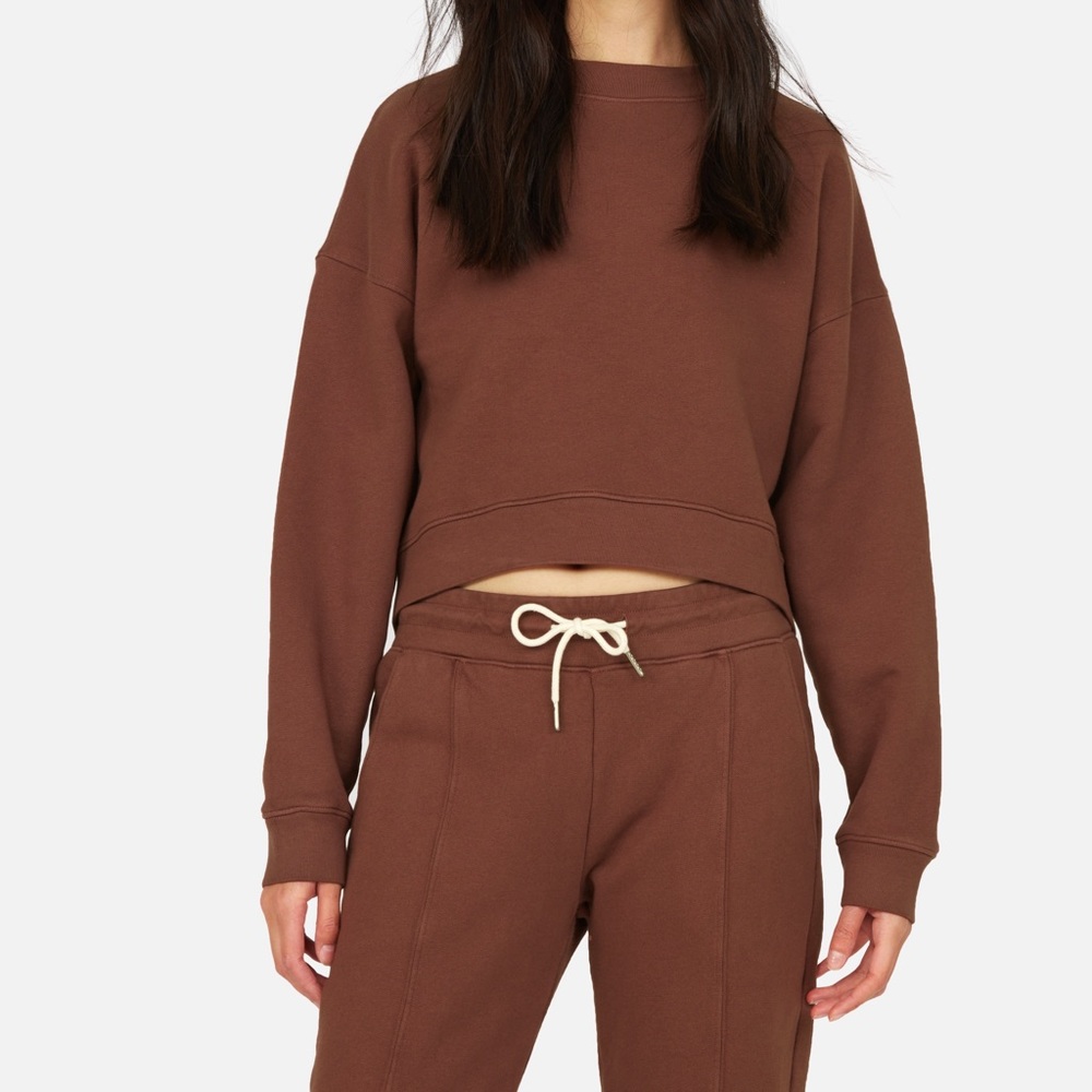 *SOLD* MATE the label Fleece Crop Sweatshirt